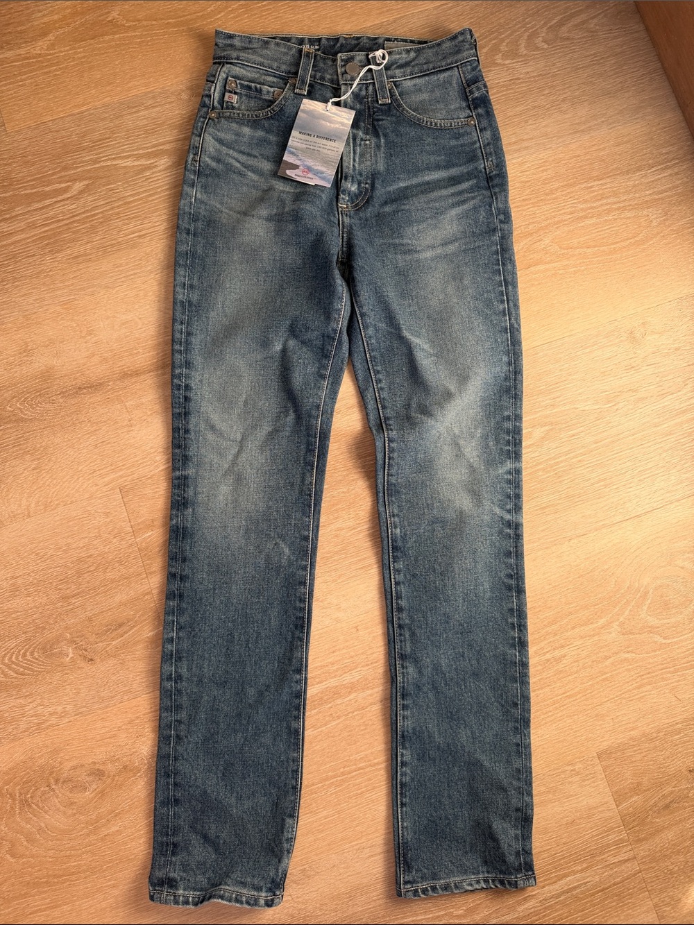 Ag Adriano Goldschmied Alexxis slim high rise vintage slim 23r nwt